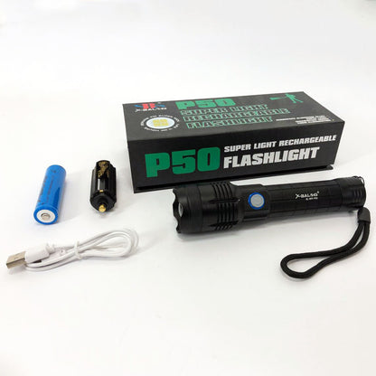 Фонарик ручной Bailong X-Balog BL-B99-P50, фонарь ручной тактический, водонепроницаемый фонарь