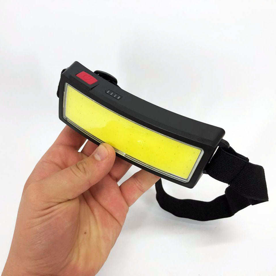 Налобный фонарик яркий рассеивающий для СТО Bailong BL-F007-COB, 3 режима, водостойкий, зарядка от USB