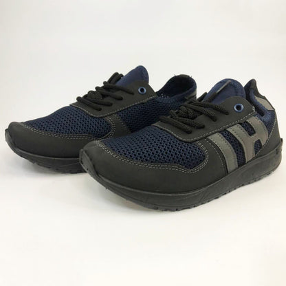 Модні універсальні кросівки із сітки 41 розмір. Чоловічі кросівки з тканини, що дихають. Модель 48177. Колір: синій 