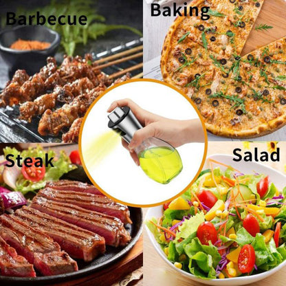 Бутылка уксусная Benson Big 200 мл, Брызгалка для масла, Распылитель емкость для масла Бутылочка спрей