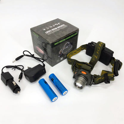 Налобный фонарь тактический Bailong BL-1505 \ 602B SENSOR с датчиком движения, Фонарик налобный led