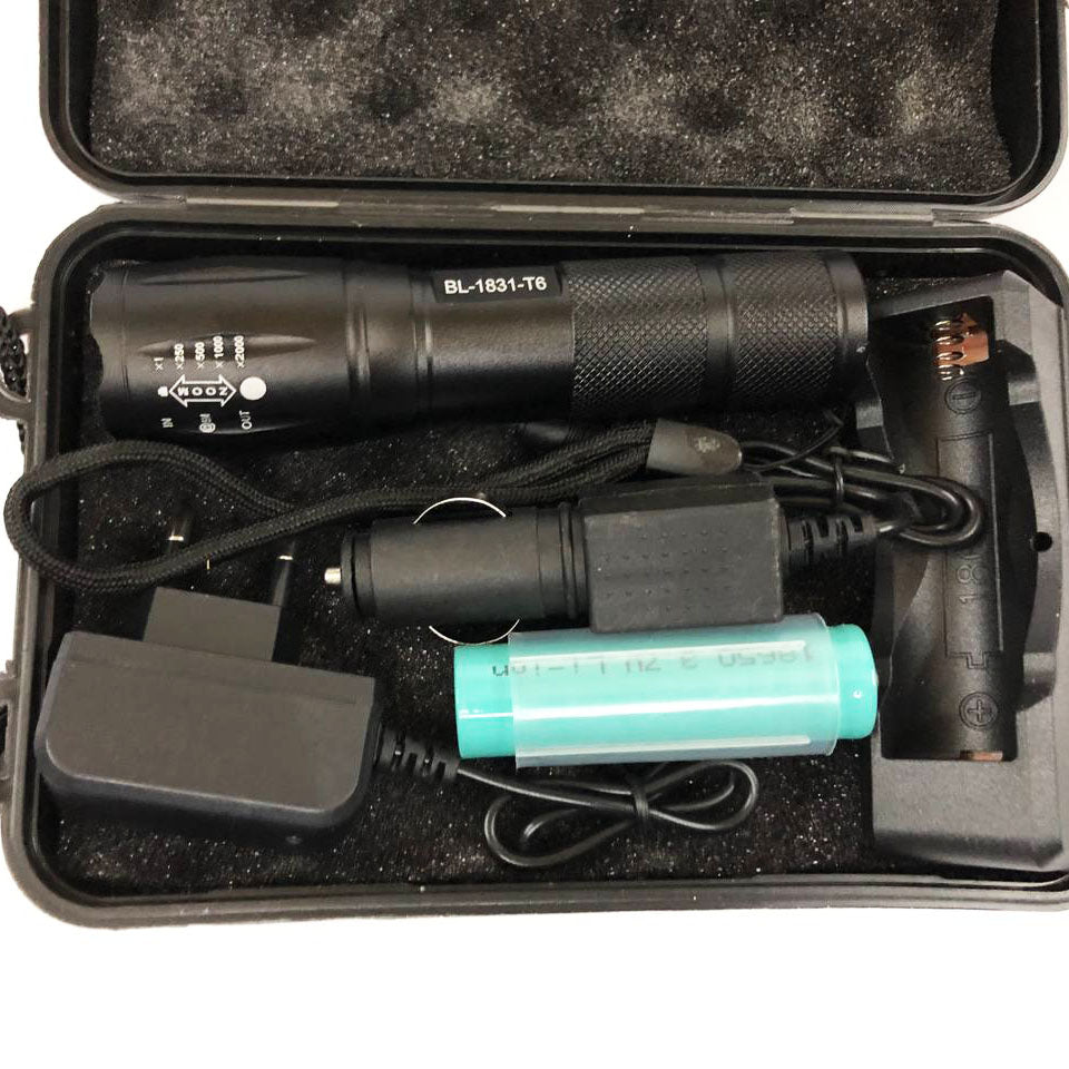 Тактический Фонарь Bailong BL-1831 T6 Police, сверхмощный фонарик, фонарик с зарядкой от сети