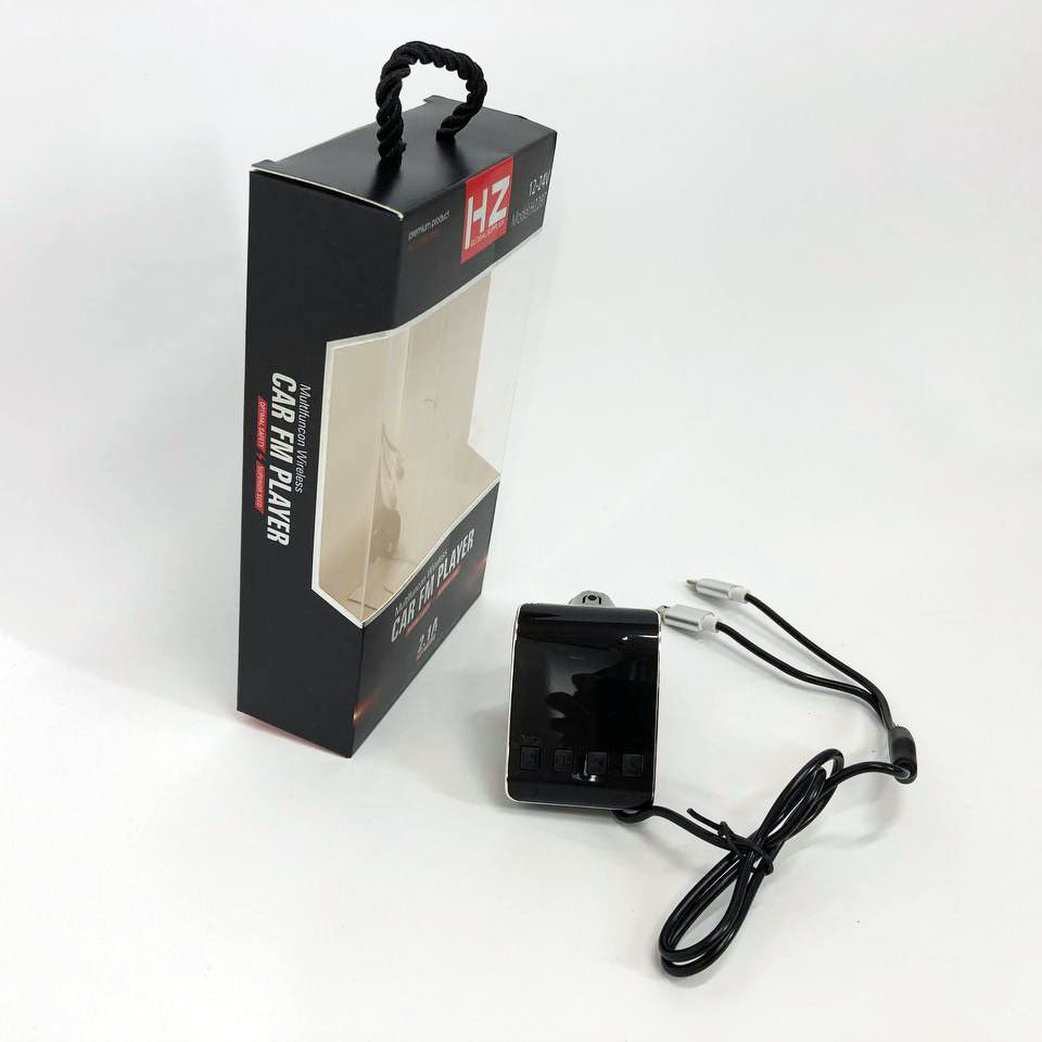 FM модулятор HZ H22 BT для авто с Bluetooth, Авто трансмиттер от прикуривателя, Блютуз фм передатчик