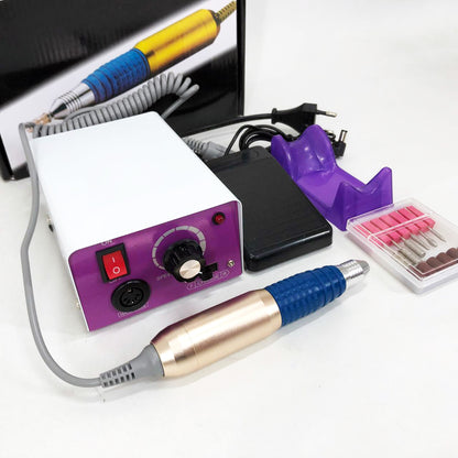 Фрезер для маникюра с педалью для ноги DM4, мощный маникюрный фрезер, фрезер с насадками для маникюра