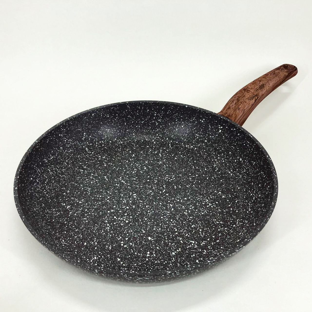 Сковорода Well Done WD-1038N с покрытием Marble Stone 28 см, сковорода с индукционным дном