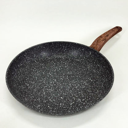 Сковорода Well Done WD-1038N с покрытием Marble Stone 28 см, сковорода с индукционным дном