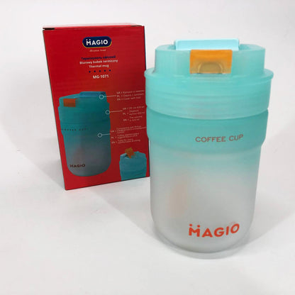 Термокружка офисная Magio MG-1071 420 мл, Термос туристический для напитков, Термосы для фитнеса
