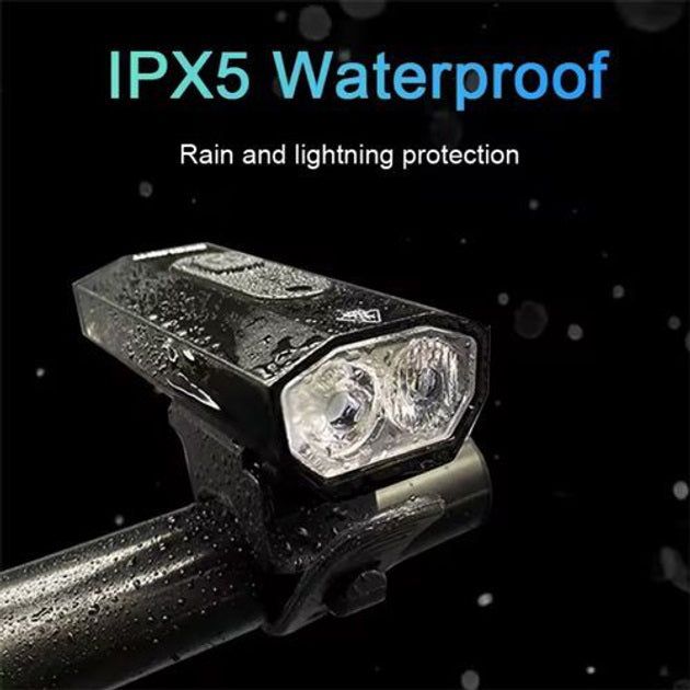 Велофонарь BK-08/01 Pro-2XPE, Фонарик для катания на велосипеде, Велосипедный фонарь с фиксацией на руль