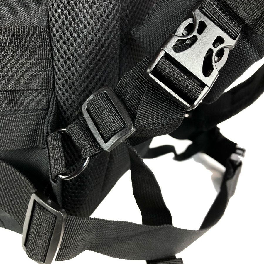 Тактический рюкзак Tactic 1000D для военных, охоты, рыбалки,  походов, путешествий и спорта. Цвет: черный