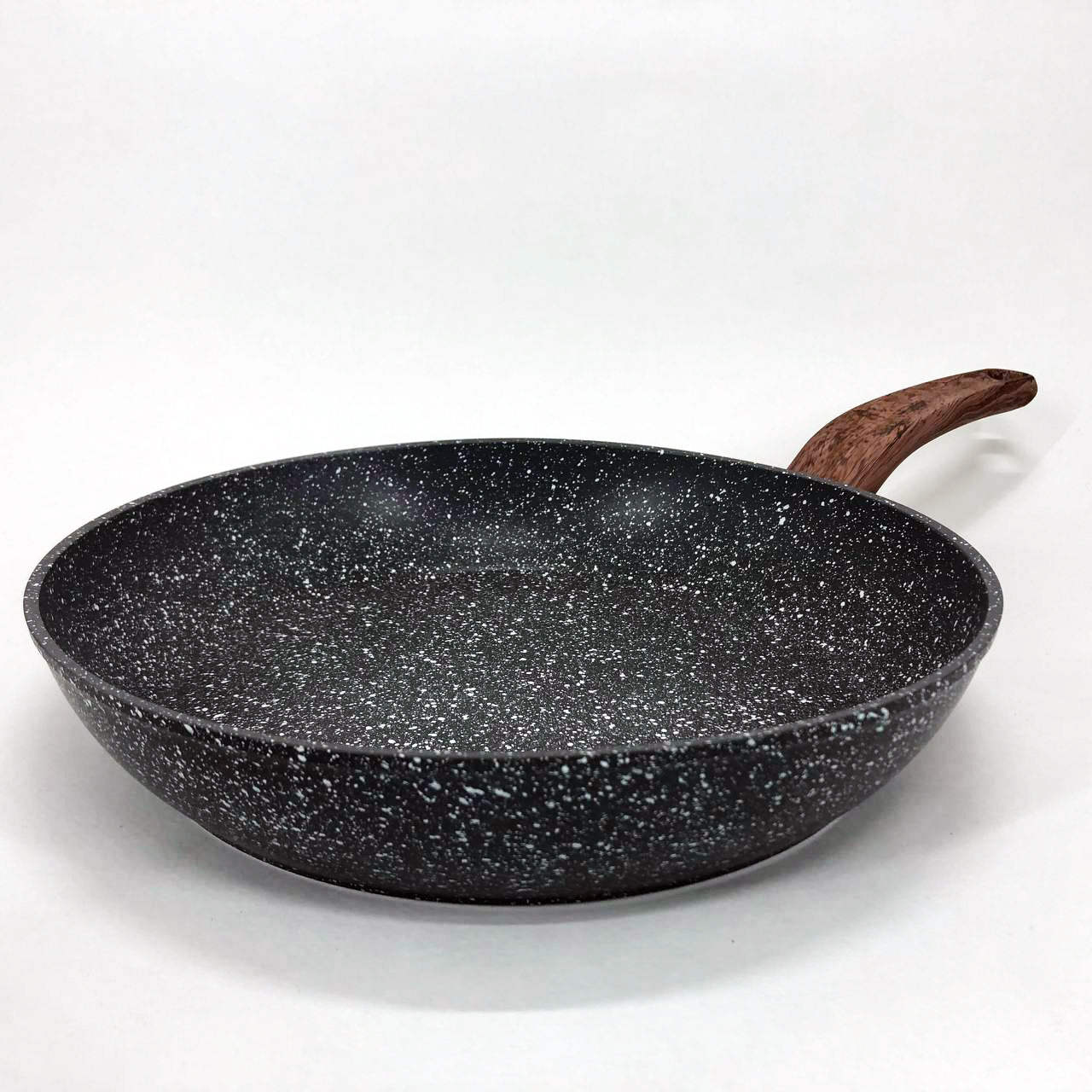 Сковорода Well Done WD-1038N с покрытием Marble Stone 28 см, сковорода с индукционным дном