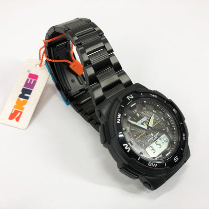 Часы наручные мужские SKMEI 1370BKWT, часы для военнослужащих, фирменные спортивные часы