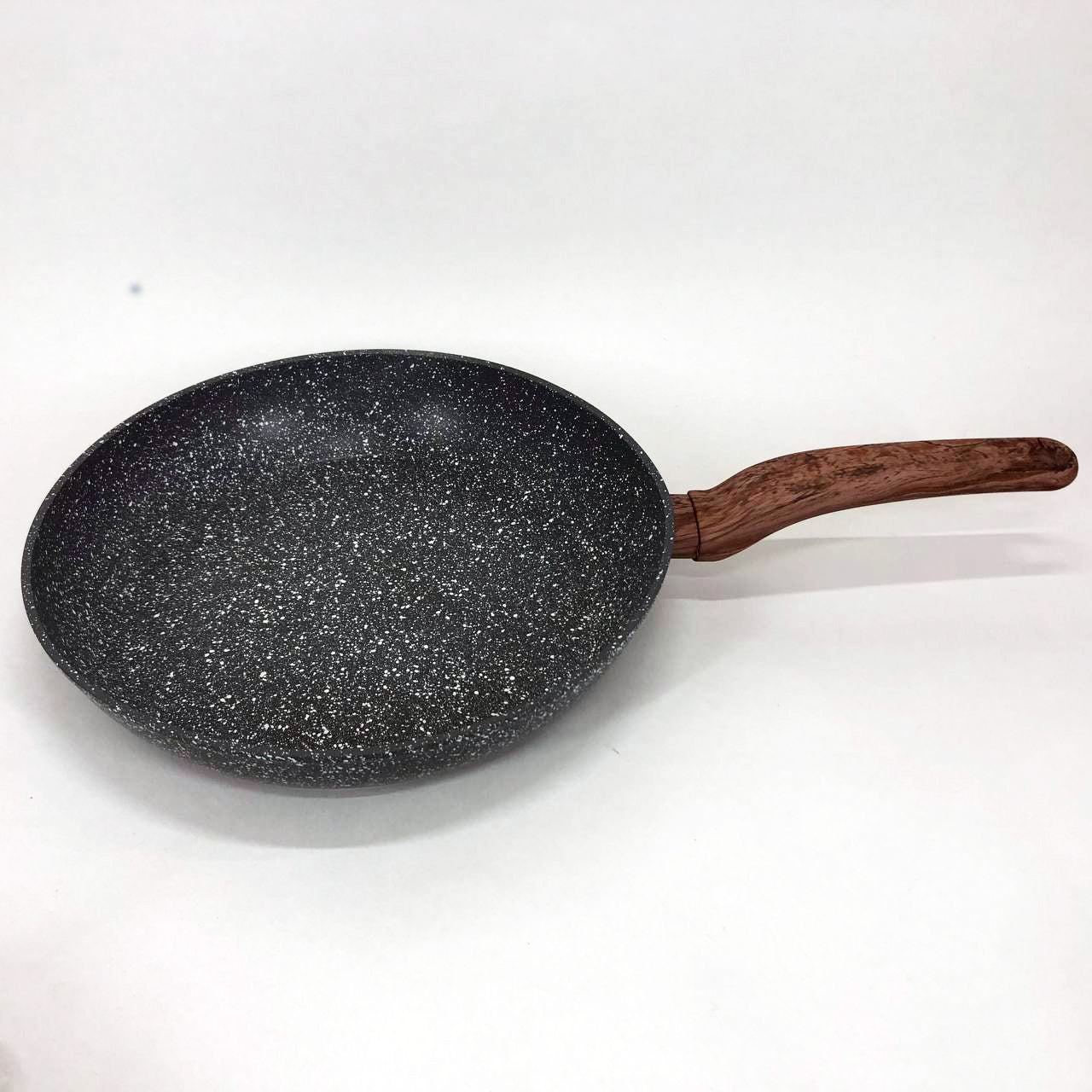 Сковорода Well Done WD-1038N с покрытием Marble Stone 28 см, сковорода с индукционным дном