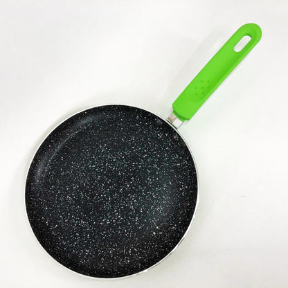 Сковородка для блинов 23 см Con Brio СВ-2324 Eco Granite, сковорода с индукционным дном. Цвет: зеленый