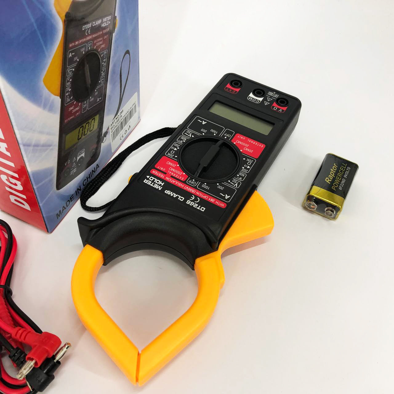 Цифровой мультиметр токовые клещи Digital DT-266 мультитестер тестер вольтметр, Хороший мультиметр