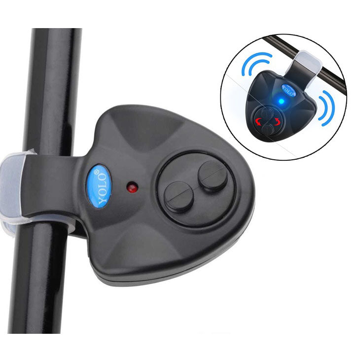 Электронный сигнализатор поклевки Yolo на удочку светозвук