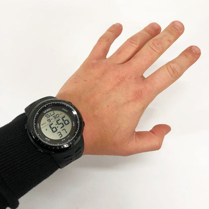 Часы наручные мужские SKMEI 1167BK BLACK, армейские часы противоударные. Цвет: черный