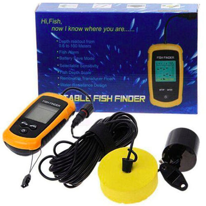 Эхолот портативный Fish Finder до 100м сонар портативный универсальный