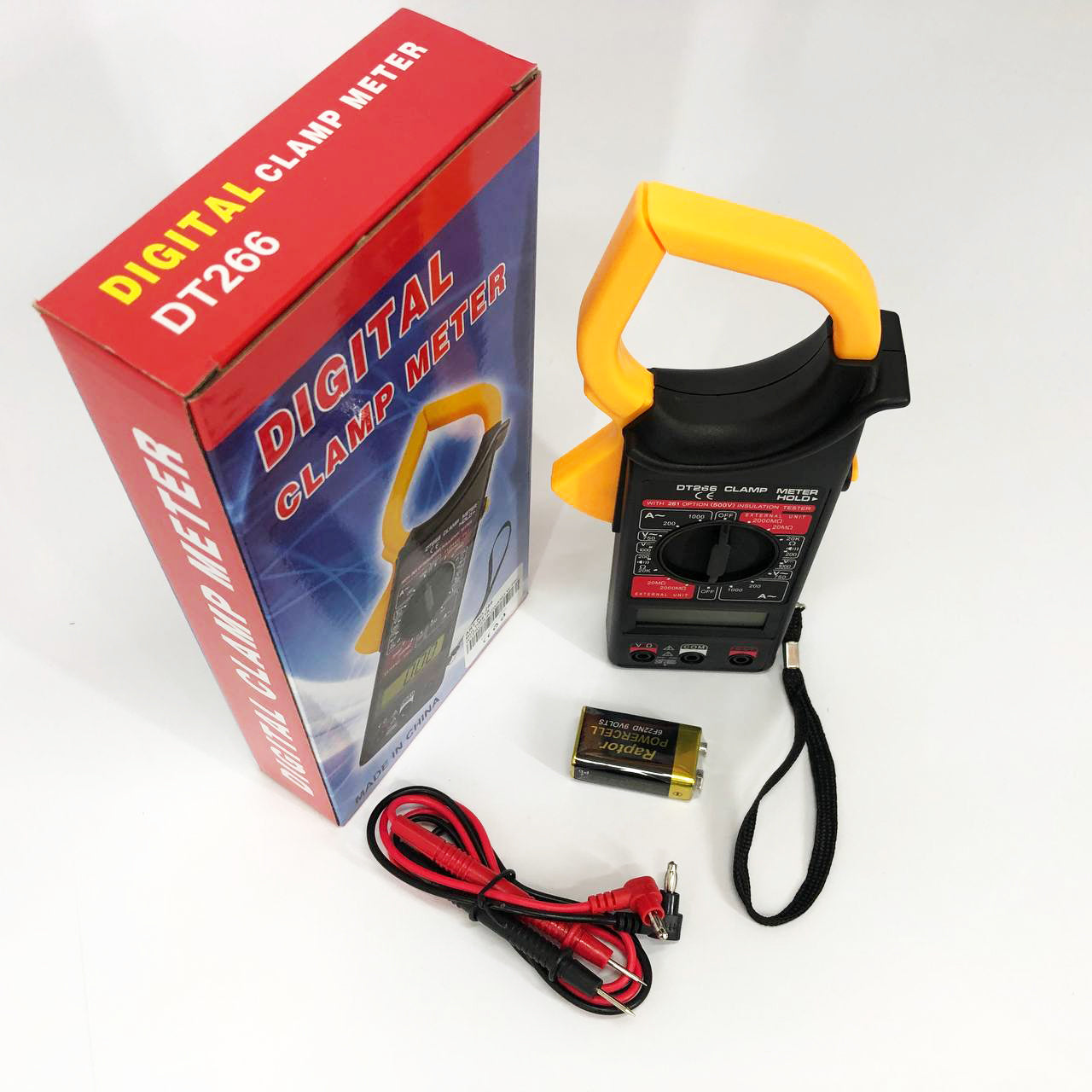 Цифровой мультиметр токовые клещи Digital DT-266 мультитестер тестер вольтметр, Хороший мультиметр