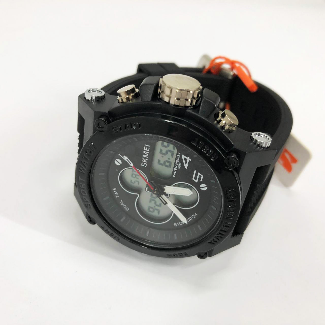 Часы наручные мужские SKMEI 2065BKWT, водонепроницаемые мужские часы, мужские спортивные
