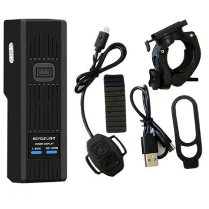 Велофара с сигналом Waterproof MT-007-T6 450Lum 18650 с выносной кнопкой, Долговечный велосипедный фонарь