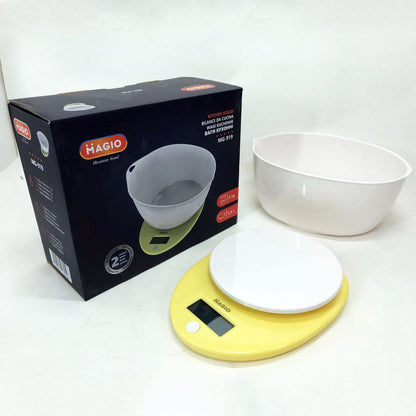 Весы кухонные электронные с чашей Magio MG-919, кухонные весы для кондитера, кухонные весы мини