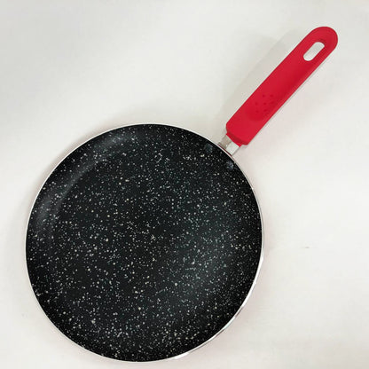 Сковорода блинная 24 см с антипригарным покрытием Con Brio CB-2424 для всех видов плит. Цвет: красный