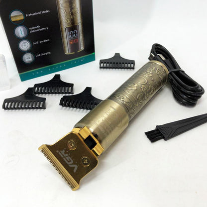 Машинка для стрижки волос VGR V-073 аккумуляторный беспроводной триммер для бороды и усов