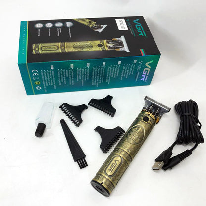 Профессиональная бритва-машинка для стрижки волос, Профессиональный триммер с насадками