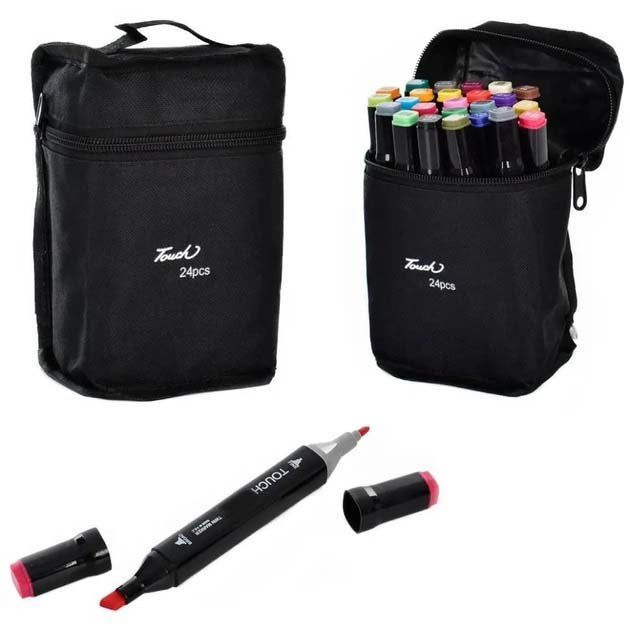 Набір скетч-маркерів для малювання 24 шт.