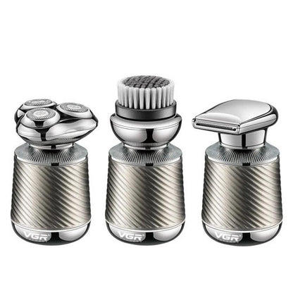 Электробритва VGR V-391, профессиональная электробритва, электробритва с насадками для бороды