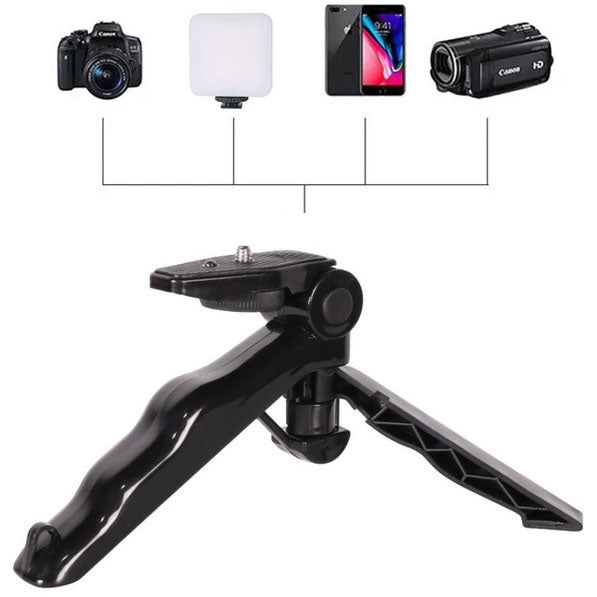 Набор блогера 4в1, тренога для телефона с микрофоном и вспышкой Штатив трипод для селфи и видео