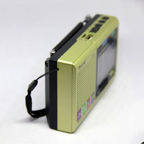 Портативная колонка радио MP3 USB Golon RX-6622. Цвет: золотой