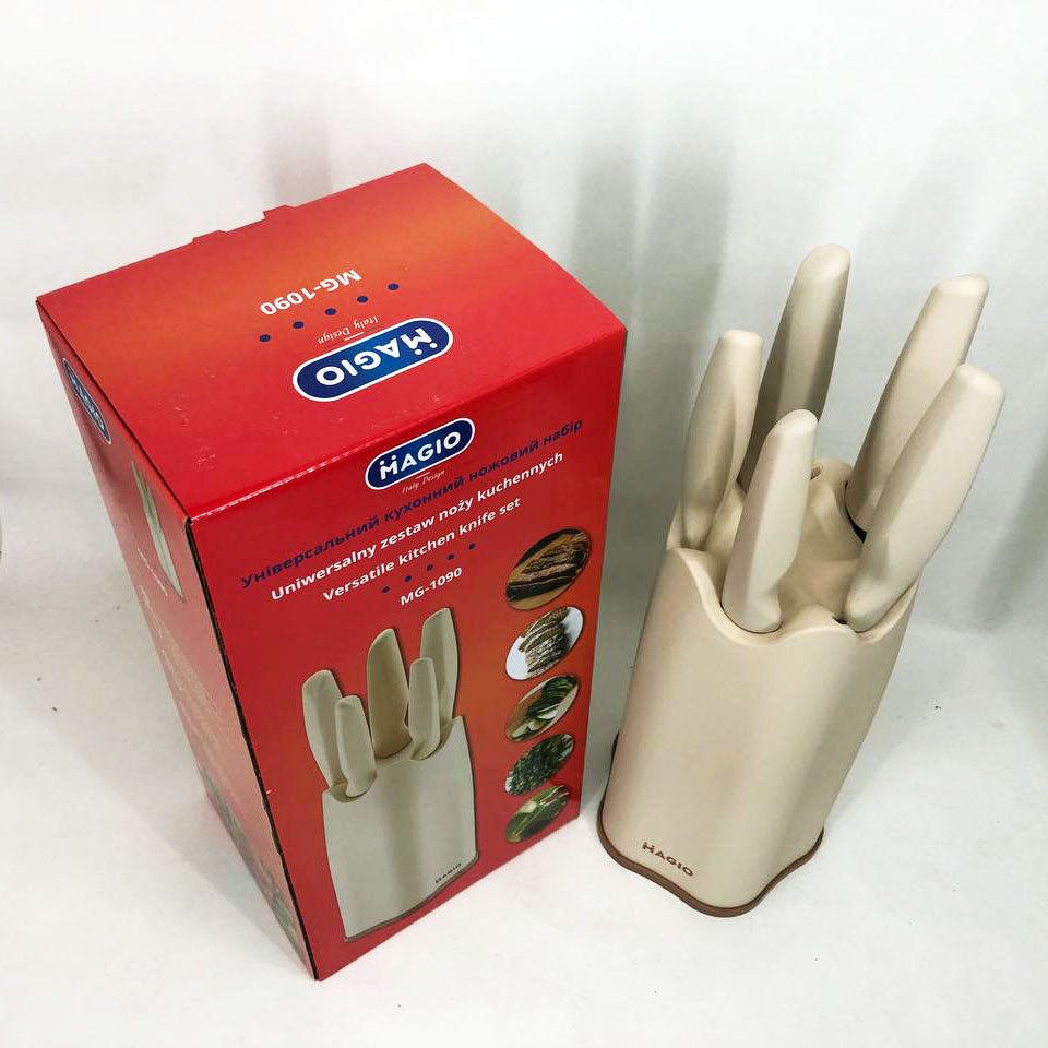 Набор ножей универсальный кухонный Magio MG-1090, поварские кухонные ножи набор, кухонные ножи