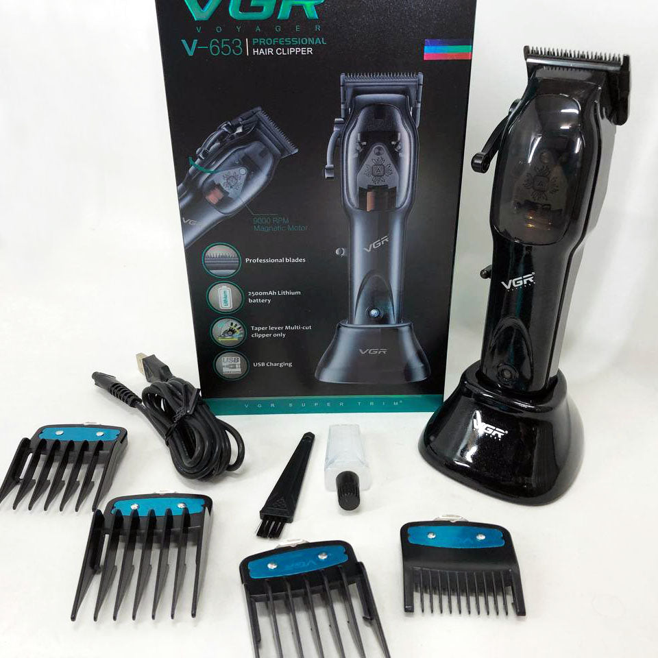Машинка для стрижки волос VGR Hair Clipper V-653 Voyager, беспроводная электробритва, для дома
