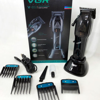 Машинка для стрижки волос VGR Hair Clipper V-653 Voyager, беспроводная электробритва, для дома