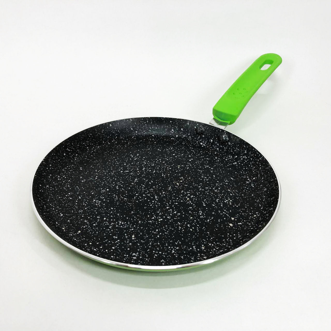 Сковородка для блинов 23 см Con Brio СВ-2324 Eco Granite, сковорода с индукционным дном. Цвет: зеленый