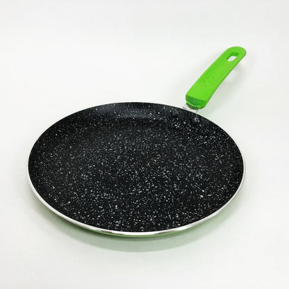 Сковородка для блинов 23 см Con Brio СВ-2324 Eco Granite, сковорода с индукционным дном. Цвет: зеленый