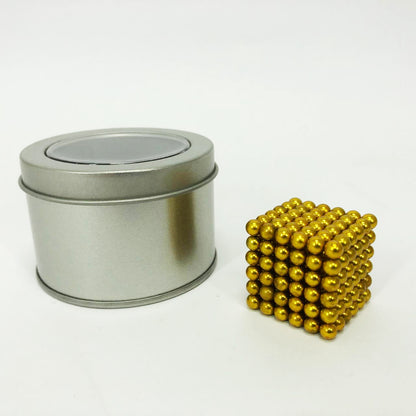 Магнитный конструктор Нео NeoCube Золотой, Магнитная игрушка неокуб, Неокуб магнитный конструктор