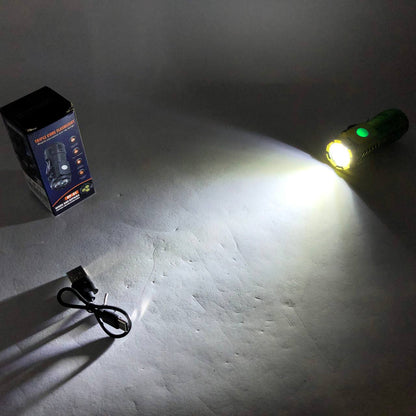 Карманный фонарик PLD-HP01-3LED, Мощный аккумуляторный лед фонарик, Лед фонарь ручной