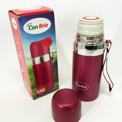 Термос Con Brio CB-381 Gold 0,35л, Термос для питної води, Якісний термос для дому.