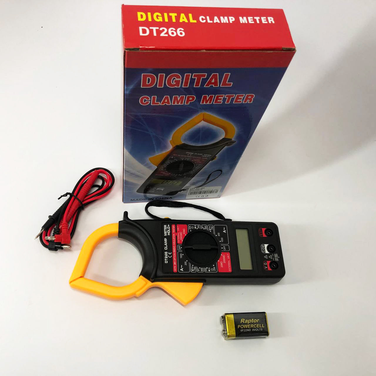 Цифровой мультиметр токовые клещи Digital DT-266 мультитестер тестер вольтметр, Хороший мультиметр