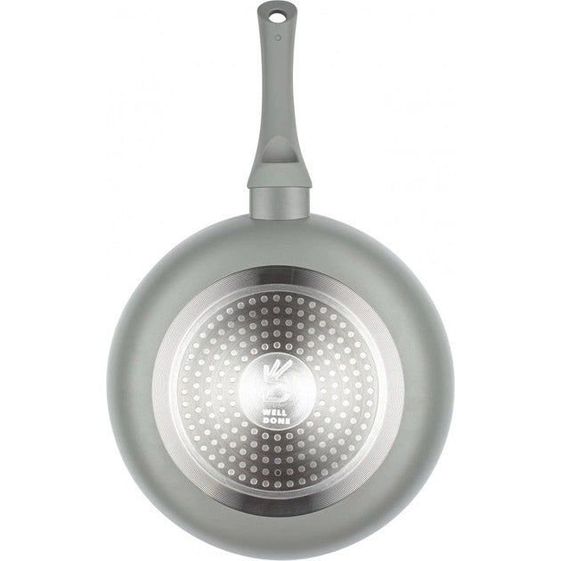 Сковорода алюминиевая 24 см WELL DONE WD-1014W индукция, антипригарная сковорода для индукционной плиты