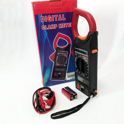 Мультиметр-клещи токоизмерительные цифровые DT-266F, Тестер измерения напряжения, Качественный мультиметр