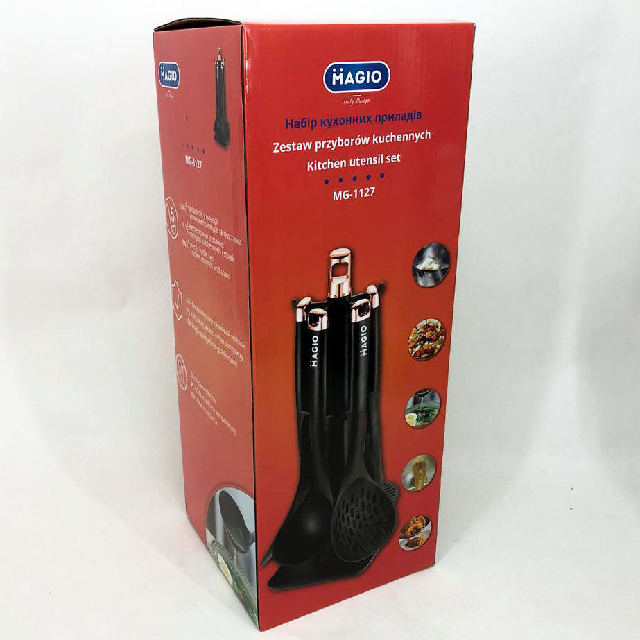 Набор кухонных приборов Magio MG-1127, силиконовые кухонные принадлежности, набор кухонных приборов