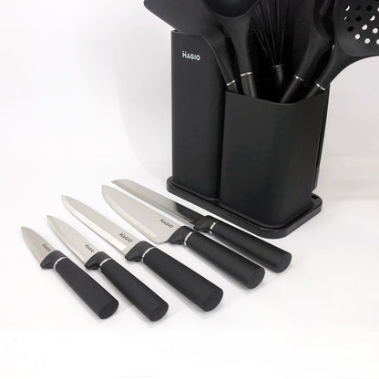 Набор силиконовых кухонных принадлежностей Magio MG-1097B набор ножей лопаток 12 предметов