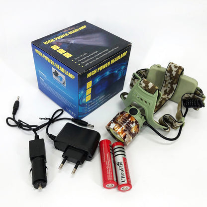 Фонарь налобный CH-108-T6+COB(white+red), сверхмощный налобный фонарь, светодиодный фонарь на лоб