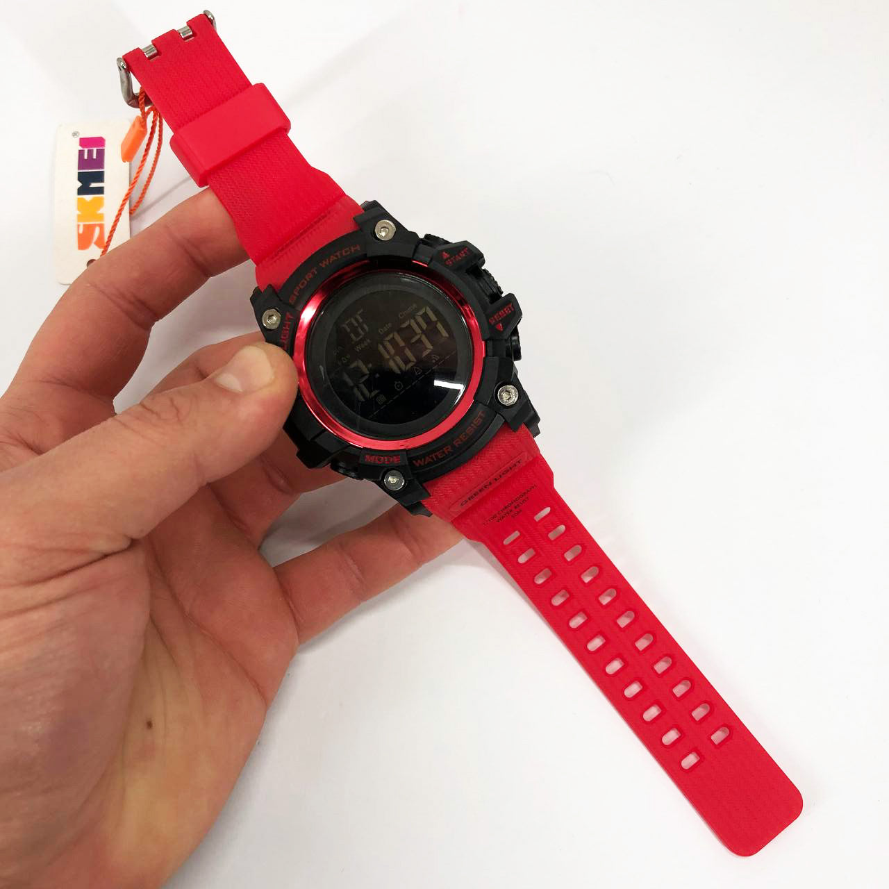 Часы наручные мужские SKMEI 1384RD, мужские тактические часы, противоударные часы, часы спортивные