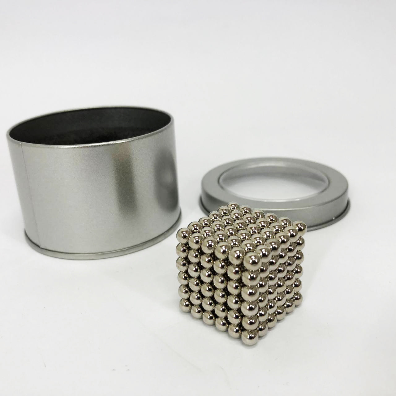 Магнитный конструктор Нео NeoCube Серебро, головоломка Neocube, развивающая игрушка магнит