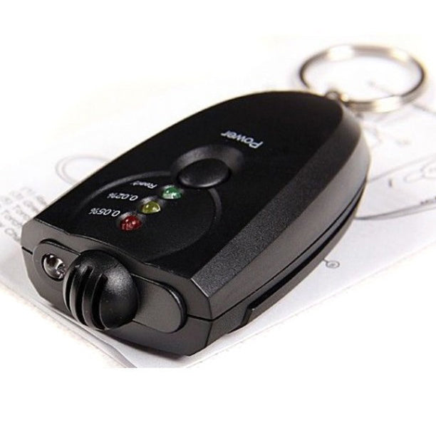 Электронный портативный алкотестер с подсветкой 2 x ААА, Компактный портативный алкотестер