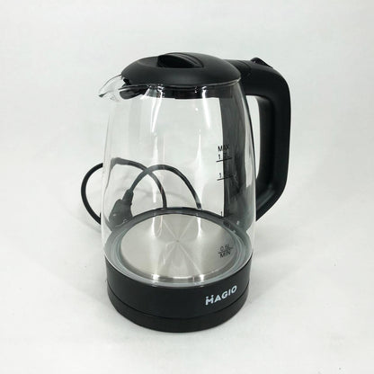 Электрочайник Magio MG-505, чайник прозрачный с подсветкой, стильный электрический чайник